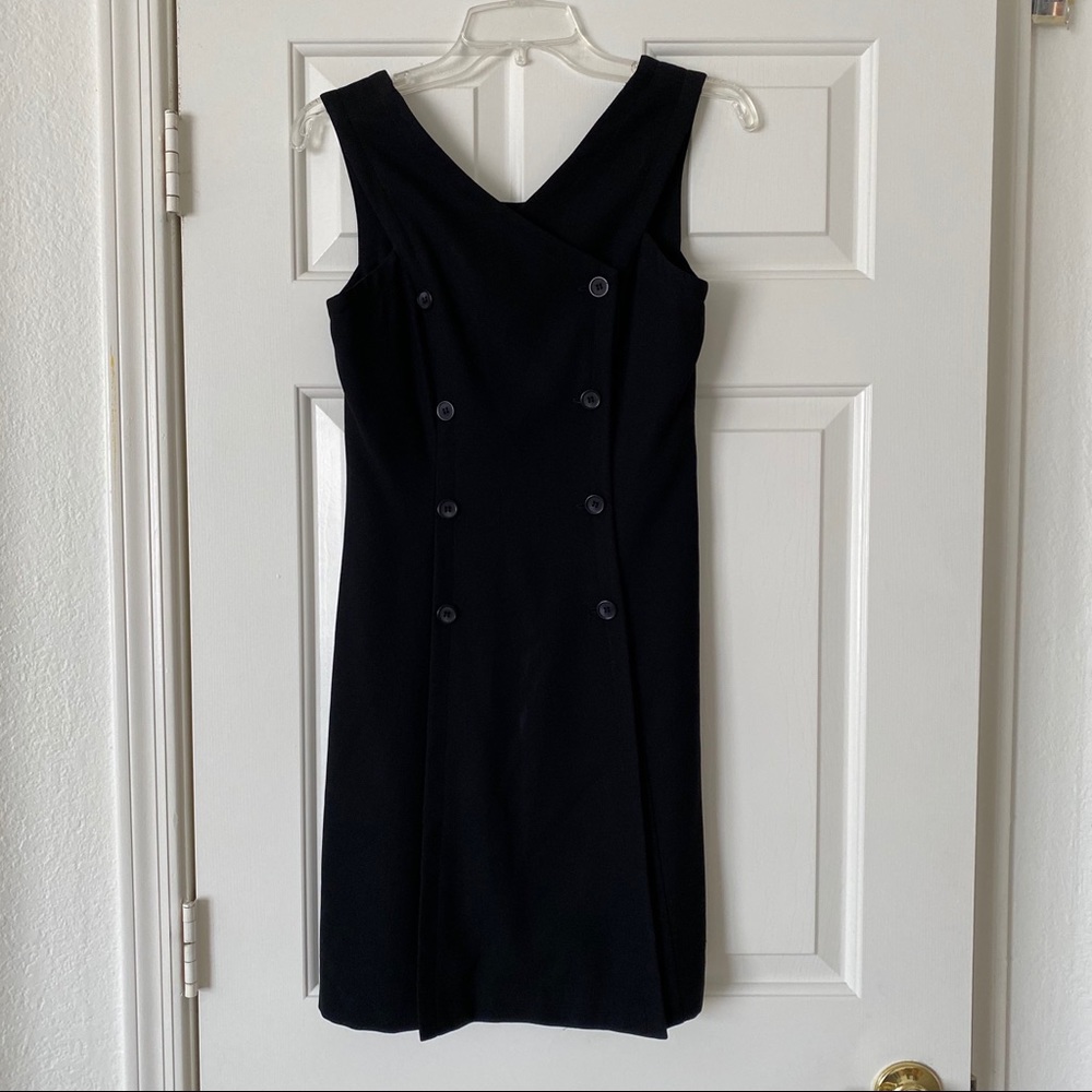 Black buttoned dress